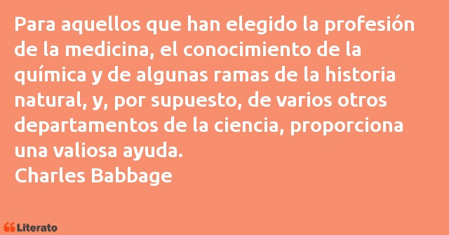 Frases de Charles Babbage