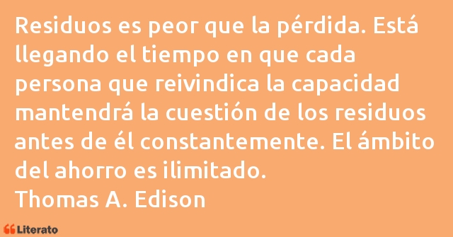 Frases de Thomas Edison