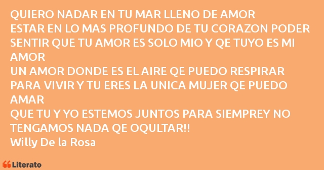 Frases de Willy De la Rosa