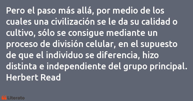 Frases de Herbert Read