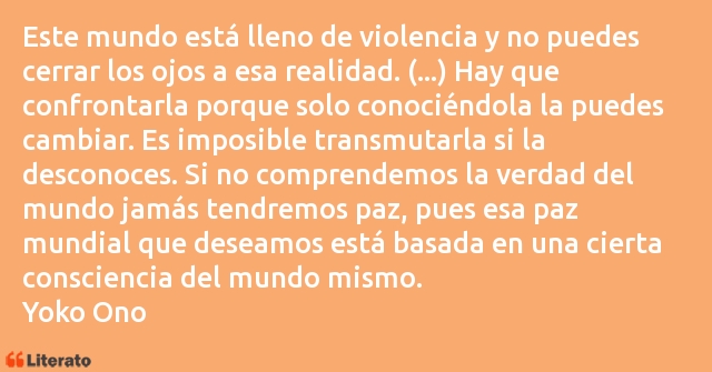 Frases de Yoko Ono