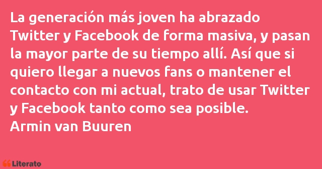 Frases de Armin van Buuren
