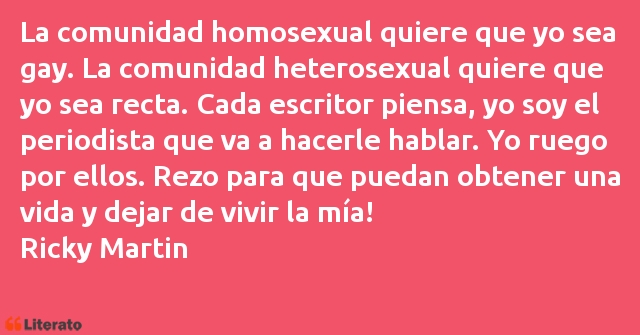 Frases de Ricky Martin