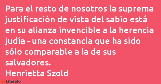 Frases de Henrietta Szold