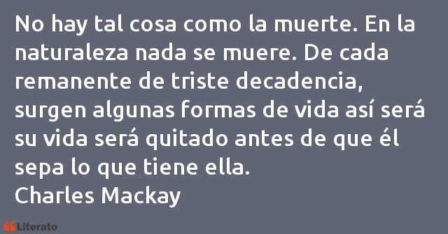 Frases de Charles Mackay