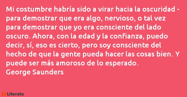 Frases de George Saunders