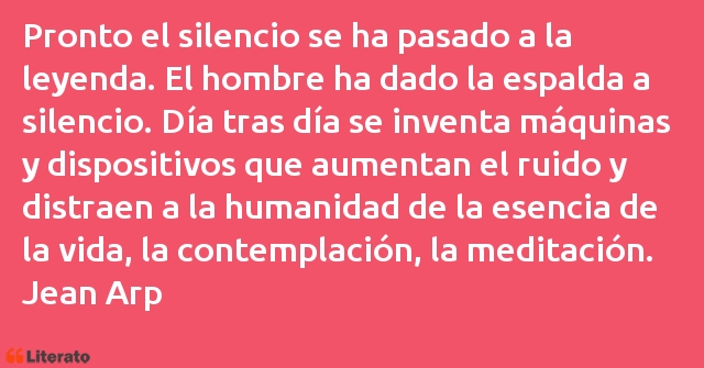 Frases de Jean Arp