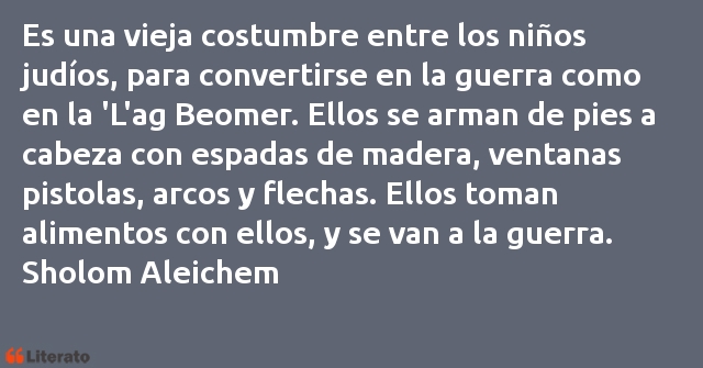 Frases de Sholom Aleichem