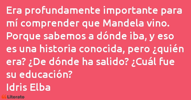 Frases de Idris Elba