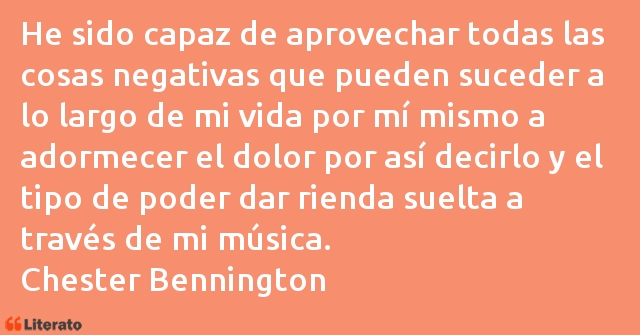 Frases de Chester Bennington