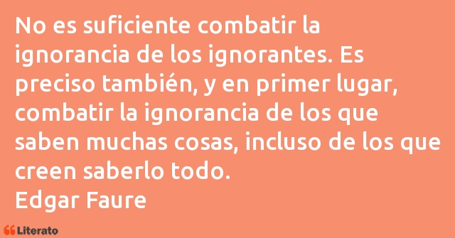 Frases de Edgar Faure