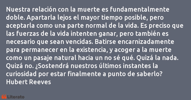 Frases de Hubert Reeves