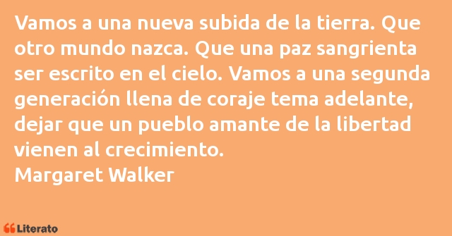 Frases de Margaret Walker