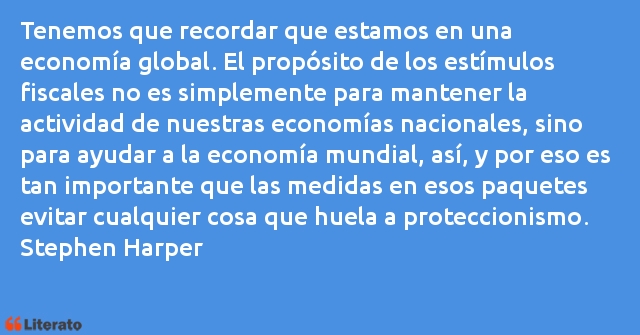 Frases de Stephen Harper