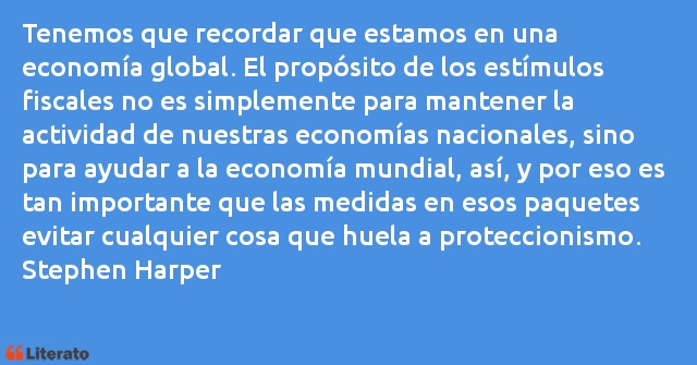 Frases de Stephen Harper