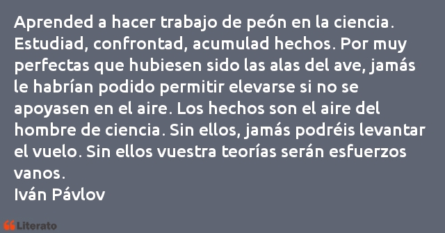 Frases de Iván Pávlov