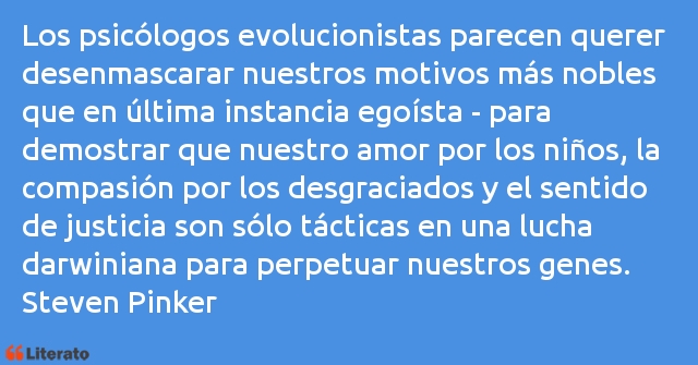 Frases de Steven Pinker