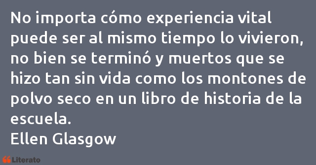 Frases de Ellen Glasgow