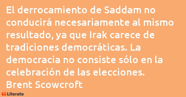 Frases de Brent Scowcroft