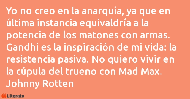 Frases de Johnny Rotten