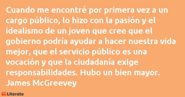 Frases de James McGreevey