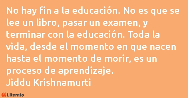 Frases de Jiddu Krishnamurti