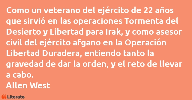 Frases de Allen West