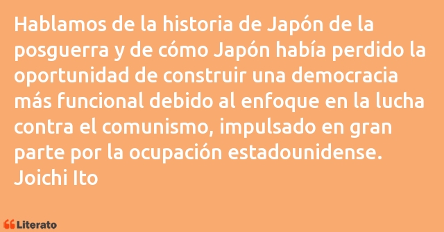 Frases de Joichi Ito