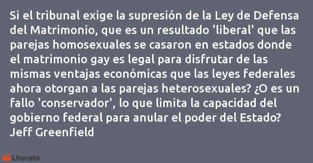 Frases de Jeff Greenfield