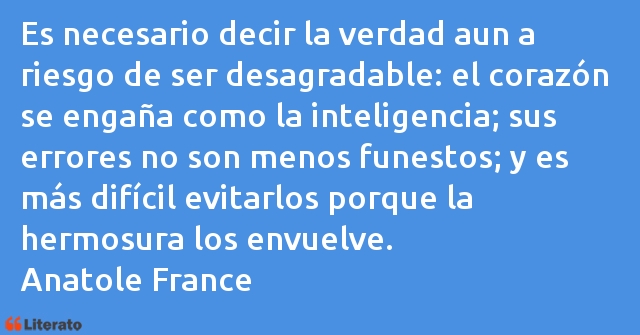 Frases de Anatole France