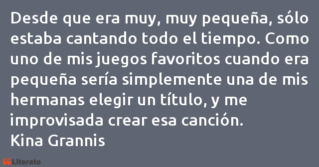 Frases de Kina Grannis