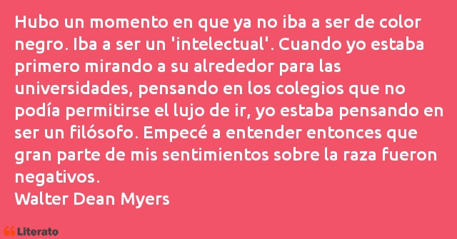 Frases de Walter Dean Myers