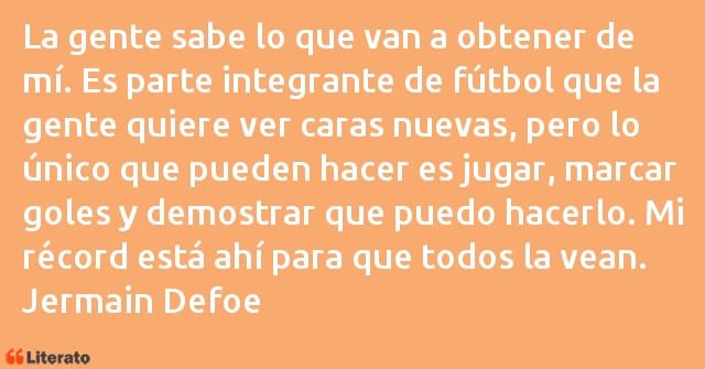 Frases de Jermain Defoe