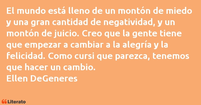 Frases de Ellen DeGeneres