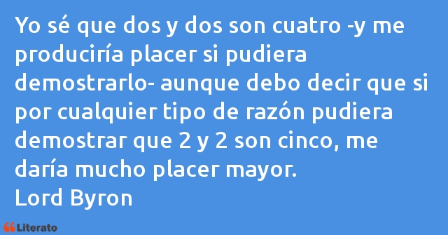 Frases de Lord Byron