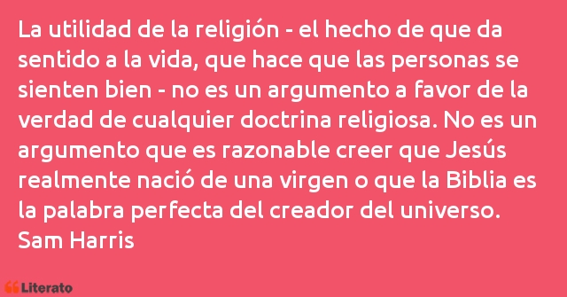 Frases de Sam Harris