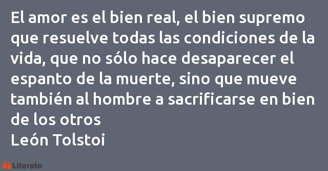 Frases de León Tolstoi