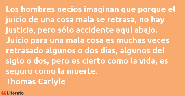 Frases de Thomas Carlyle