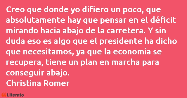 Frases de Christina Romer