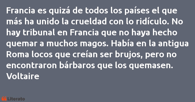 Frases de Voltaire