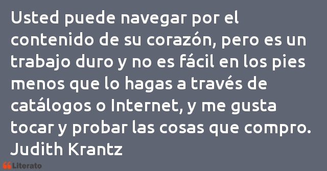 Frases de Judith Krantz