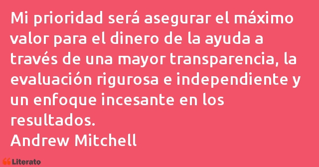 Frases de Andrew Mitchell