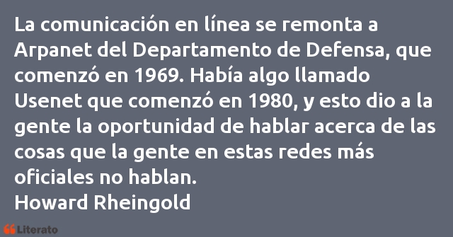 Frases de Howard Rheingold