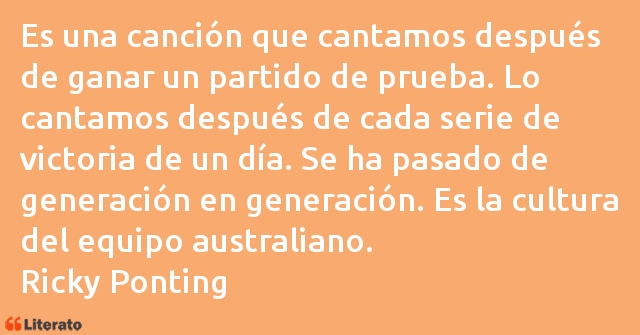 Frases de Ricky Ponting