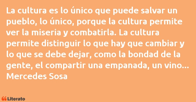 Frases de Mercedes Sosa