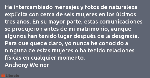 Frases de Anthony Weiner