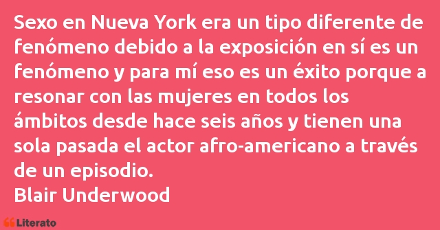 Frases de Blair Underwood