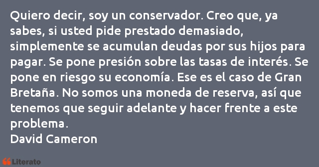 Frases de David Cameron