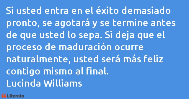 Frases de Lucinda Williams