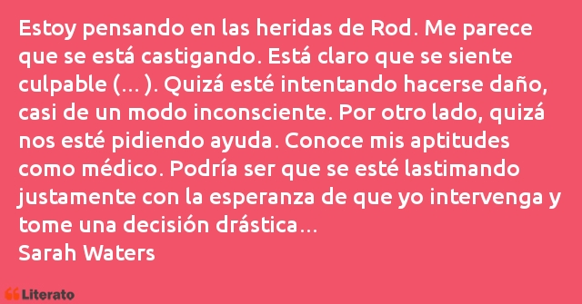 Frases de Sarah Waters